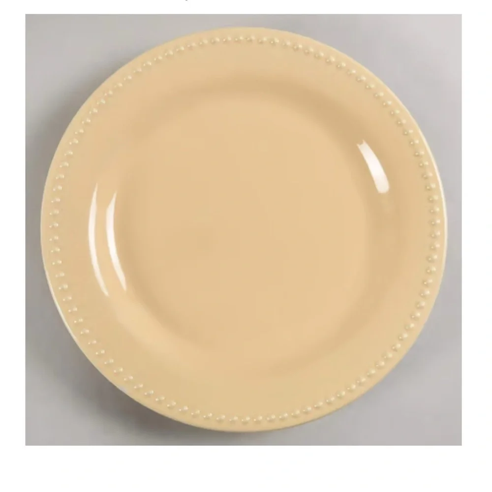 Pottery Barn Emma Yellow 2 Dinner plates